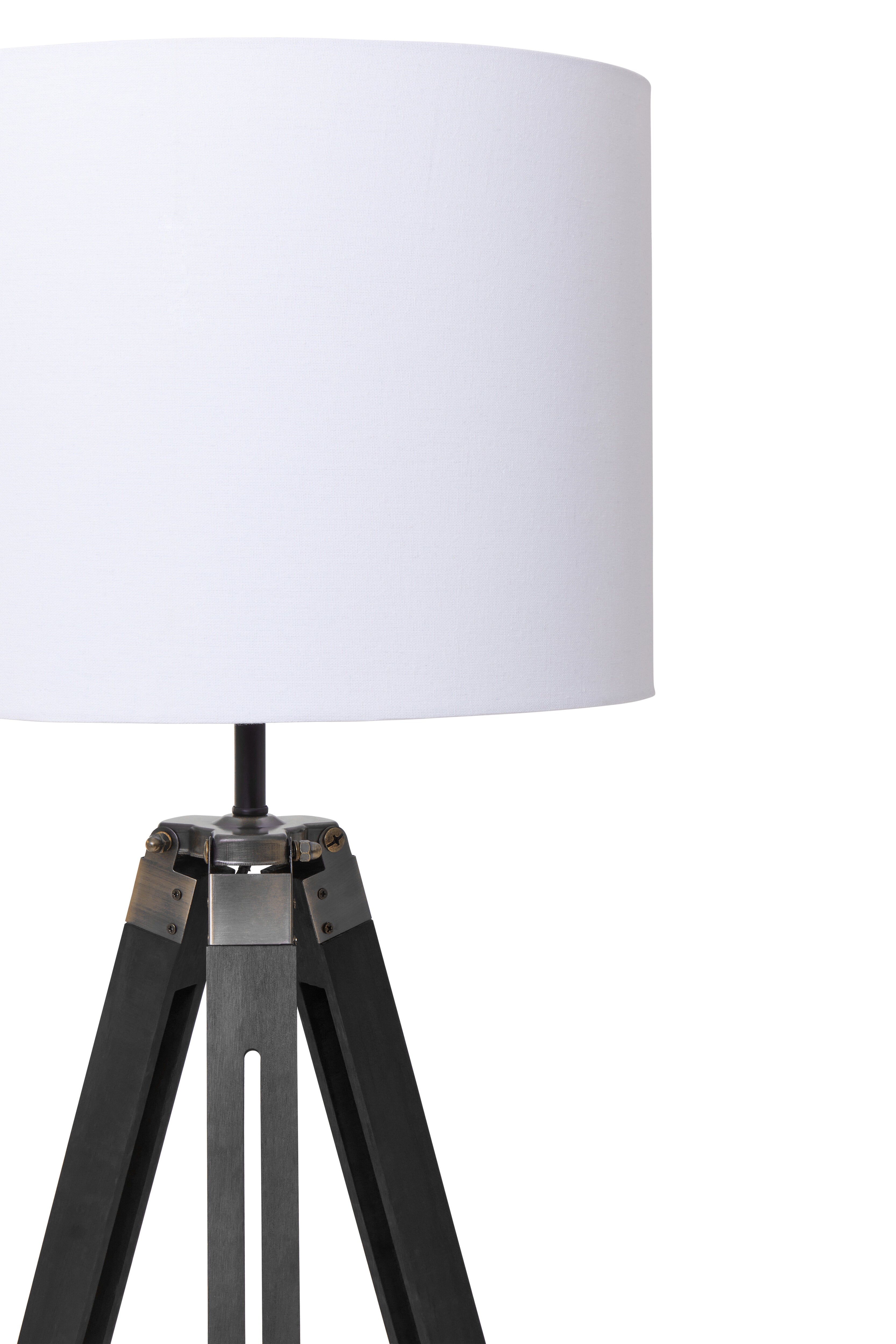 Chelsea Tripod Floor Lamp With Black Base